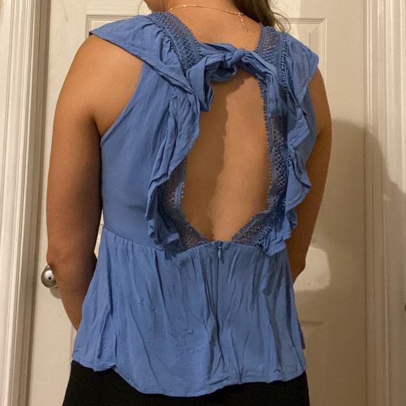Blue Blouse, Francescas, NEVER WORN - Picture 2 of 3